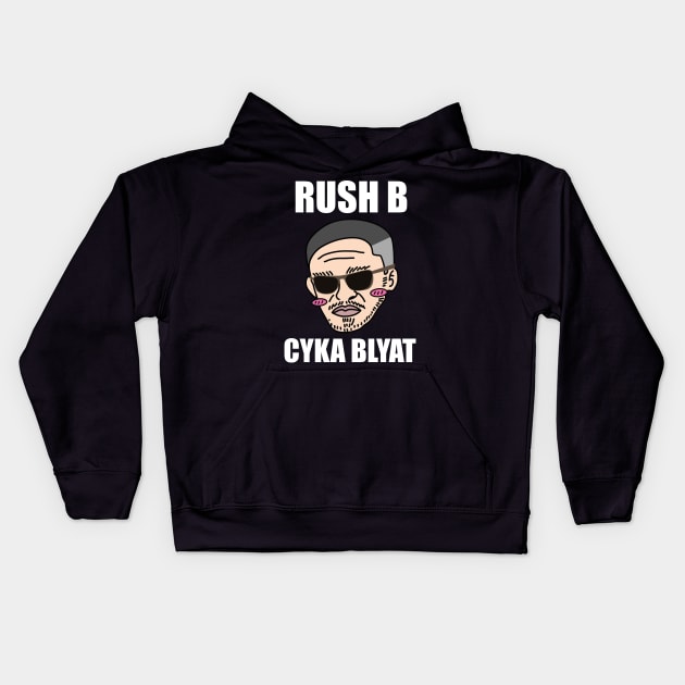 Rush B Cyka Blyat | v2.2 Kids Hoodie by muupandy